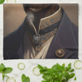 Cleon Porträt Gemälde Geschirrtuch (Gefaltet)