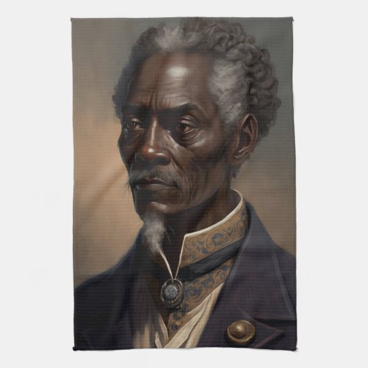 Cleon Porträt Gemälde Geschirrtuch (Vertikal)