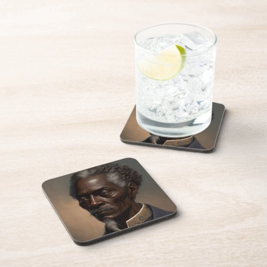 Cleon Porträt Gemälde Getränkeuntersetzer (Rechte Seite)