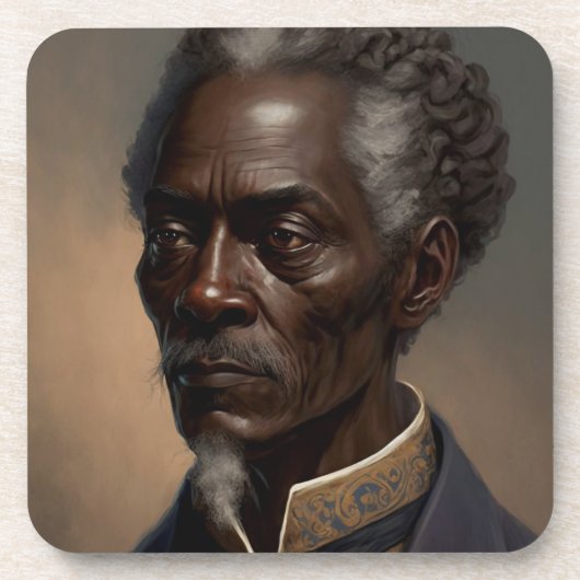 Cleon Porträt Gemälde Getränkeuntersetzer (Vorderseite)