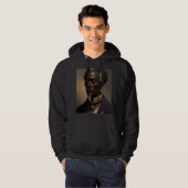 Cleon Porträt Gemälde Hoodie (Vorne ganz)