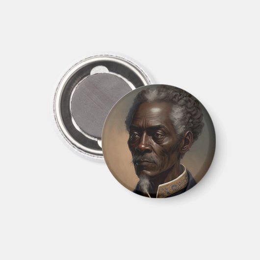 Cleon Porträt Gemälde Magnet (Vorderseite/Rückseite)