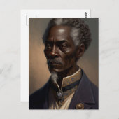 Cleon Porträt Gemälde Postkarte (Vorne/Hinten)