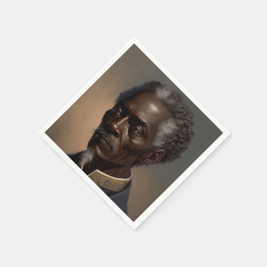 Cleon Porträt Gemälde Serviette (Ecke)