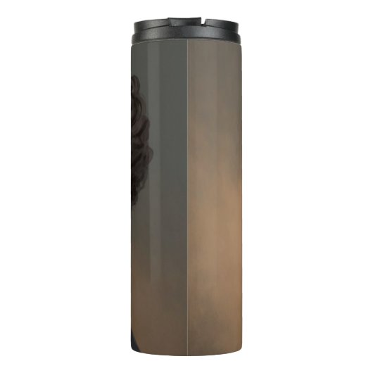 Cleon Porträt Gemälde Thermosbecher (Rückseite)