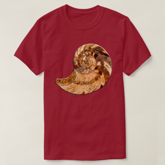 Cleoniceras Cleon Ammonite Fossil T-Shirt (Design vorne)