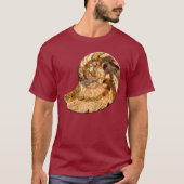 Cleoniceras Cleon Ammonite Fossil T-Shirt (Vorderseite)