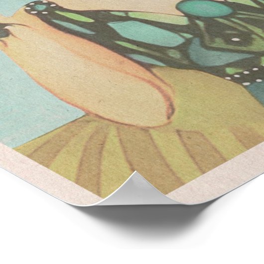 Cleopatra (1917) - The Mythical Regent Poster (Ecke)