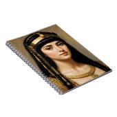 Cleopatra Ägyptische Königin Kunst Notizblock (Rechte Seite)