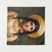 Cleopatra Ägyptische Königin Portrait Art Wandteppich (Vorderseite (Horizontal))