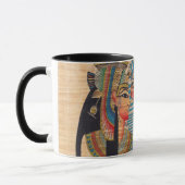 CLEOPATRA Ägyptische Königin Vintage Stilkunst Tasse (Links)
