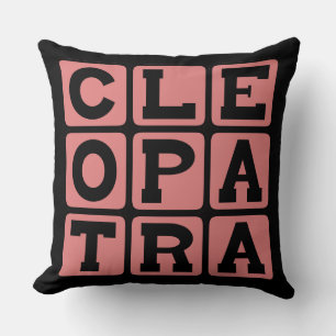 Cleopatra, ägyptischer Pharao Kissen