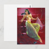 Cleopatra Button Up Postkarte (Vorne/Hinten)