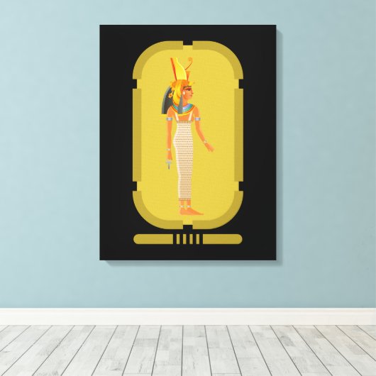 Cleopatra Canvas Print Leinwanddruck (Insitu (Holzboden))