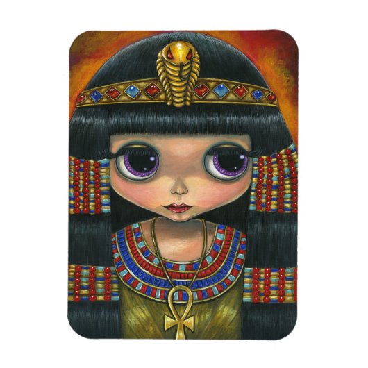 Cleopatra Doll Magnet Snake Headdress Niedlich (Vertikal)