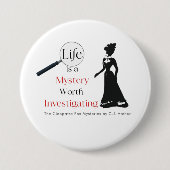 Cleopatra Fox Mysteries Button Button Abzeichen (Vorderseite)