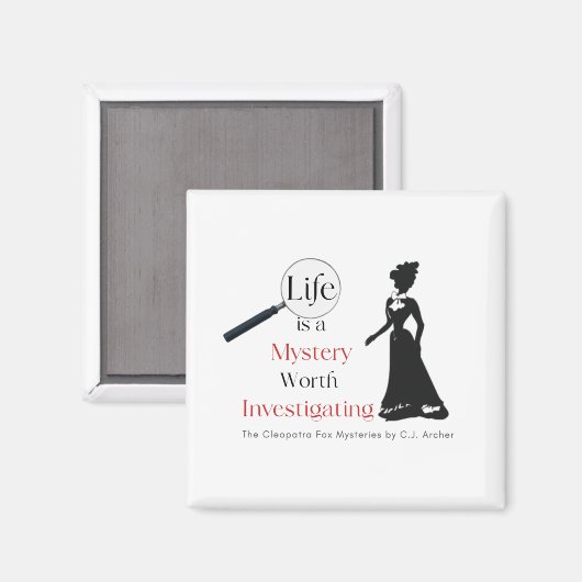 Cleopatra Fox Mysteries Magnet (Vorderseite/Rückseite)
