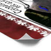 CLEOPATRA GOT IHRE ZIEGE! BERÜHMTE ZIEGEN IN DER G POSTER (Ecke)