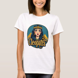 Cleopatra Grafik Ägyptische Königin T-Shirt