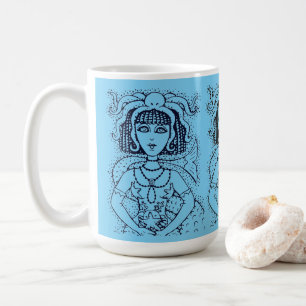 CLEOPATRA OCTOPUS MERMAID, FANTASY GOTH SIREN KAFFEETASSE