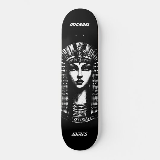 Cleopatra Personalized Skateboard (Vorderseite)