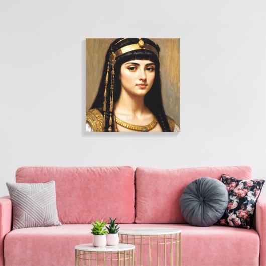 Cleopatra Portrait Ägyptische Königin Kunst Leinwanddruck (Insitu (Wohnzimmer))