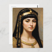 Cleopatra Portrait Ägyptische Königin Postkarte (Vorne/Hinten)