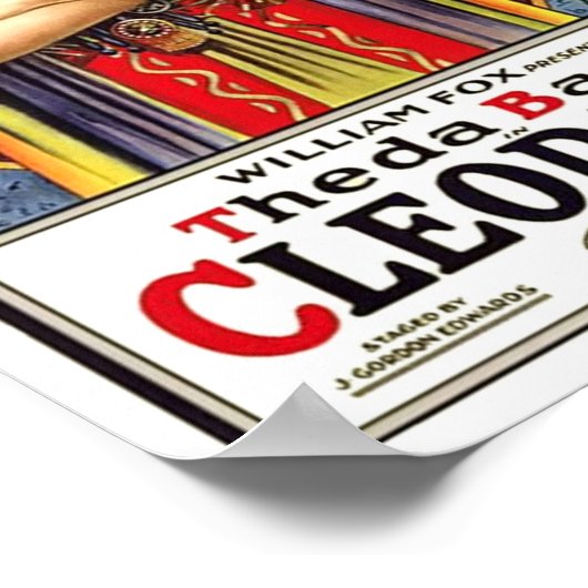 Cleopatra Poster (Ecke)
