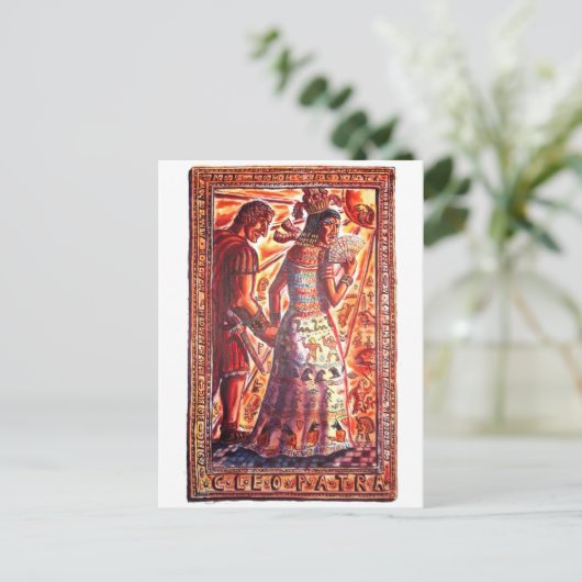 Cleopatra Postkarte (Stehend Vorderseite)
