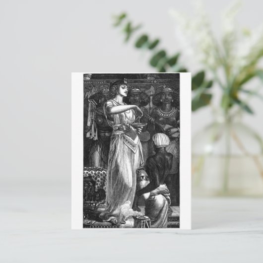 Cleopatra Postkarte (Stehend Vorderseite)