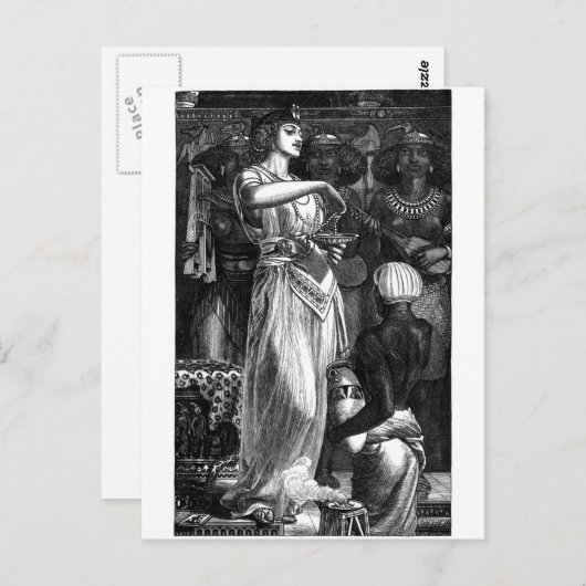 Cleopatra Postkarte (Vorne/Hinten)