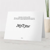 Cleopatra und Anthony 1883 Karte (Rückseite)