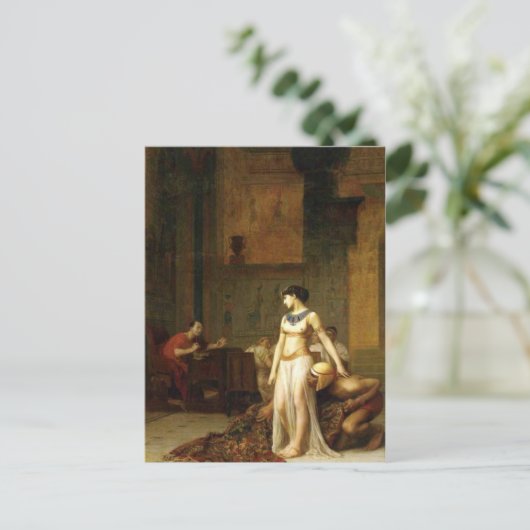 Cleopatra und Caesar Postkarte (Stehend Vorderseite)