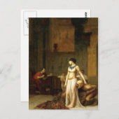 Cleopatra und Caesar Postkarte (Vorne/Hinten)
