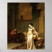 Cleopatra und Caesar von Jean Leon Gerome Poster (Vorne)