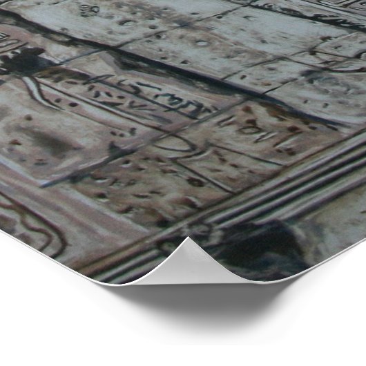 Cleopatra und Caesarion Poster (Ecke)