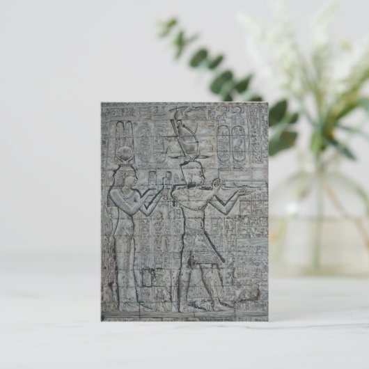 Cleopatra und Caesarion Postkarte (Stehend Vorderseite)