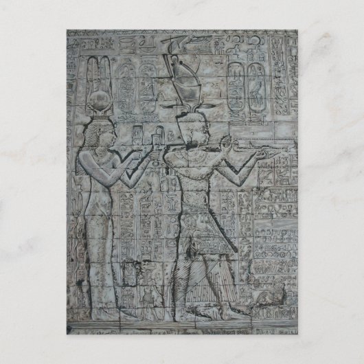 Cleopatra und Caesarion Postkarte (Vorderseite)