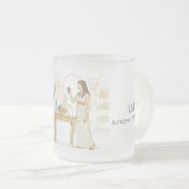 Cleopatra und Mark Antony in Tarsos Mattglastasse (VorderseiteRechts)