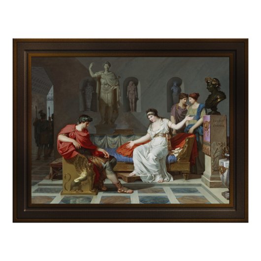 Cleopatra und Octavian von Louis Gauffier Fotodruck (Vorne)