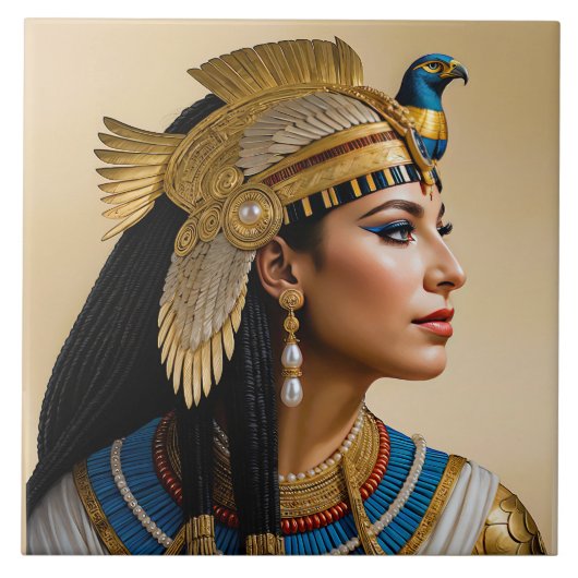 "Cleopatra VII's Realism: A Portrait" Fliese (Vorderseite)