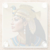 "Cleopatra VII's Realism: A Portrait" Glasuntersetzer (Rückseite)