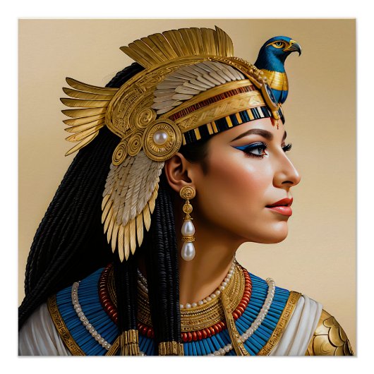 "Cleopatra VII's Realism: A Portrait" Poster (Vorderseite)