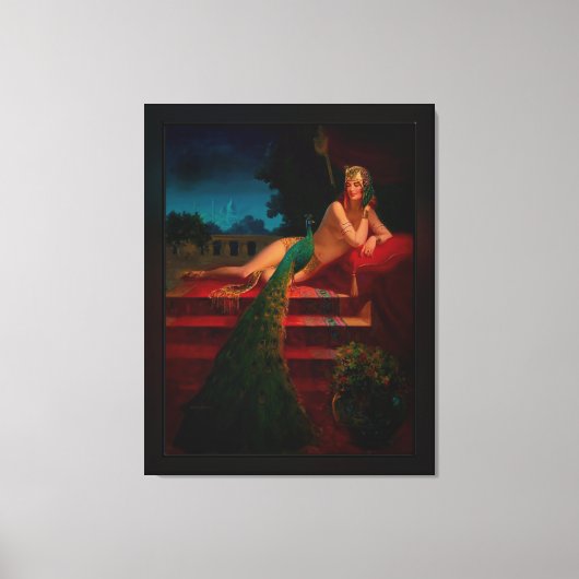 Cleopatra von Edward Mason Eggleston Leinwanddruck (Vorderseite)