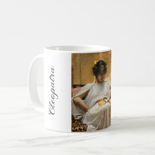 Cleopatra Waterhouse Art Kaffeetasse (Vorderseite Links)