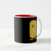 Cleopatra Zwei-Tonen-Kaffee-Tasse Zweifarbige Tasse (VorderseiteRechts)