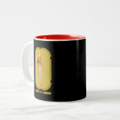 Cleopatra Zwei-Tonen-Kaffee-Tasse Zweifarbige Tasse (Vorderseite Links)