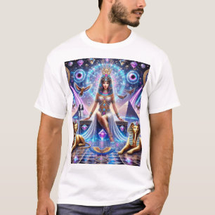 Cleopatras göttlicher Reich Die goldene Göttin T-Shirt