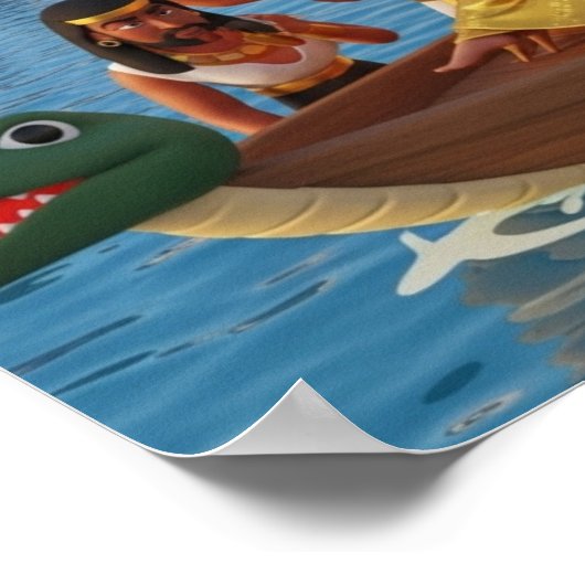 Cleopatras Regalreise Poster (Ecke)