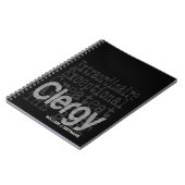 Clergy Extraordinaire CUSTOM Notizblock (Linke Seite)